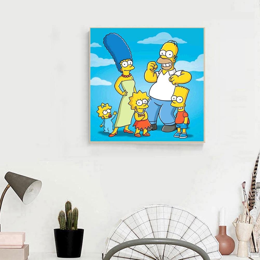 Diamond Painting - Full Round - The Simpson