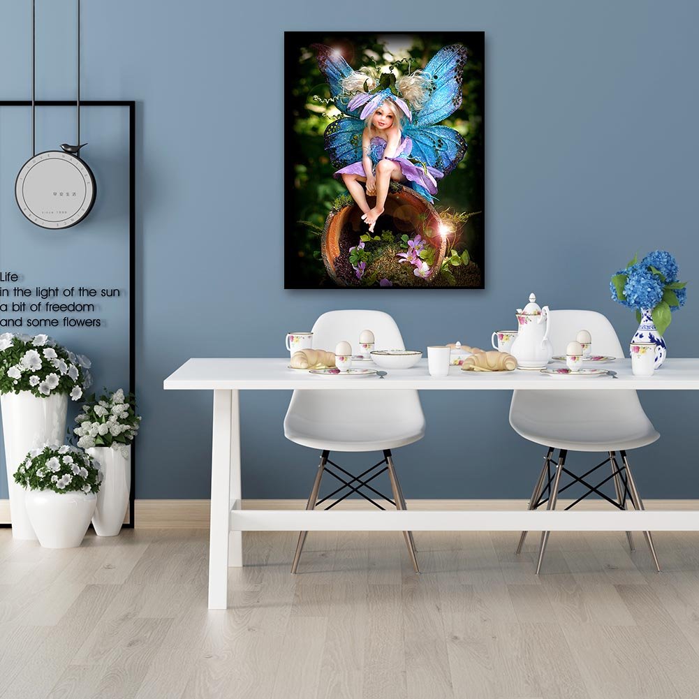 Diamond Painting - Full Round - Fairy Girl C