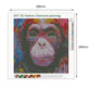 Diamond Painting - Full Round - Monkey Face