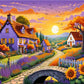 Diamond Painting - Full Round / Square - Morning Village