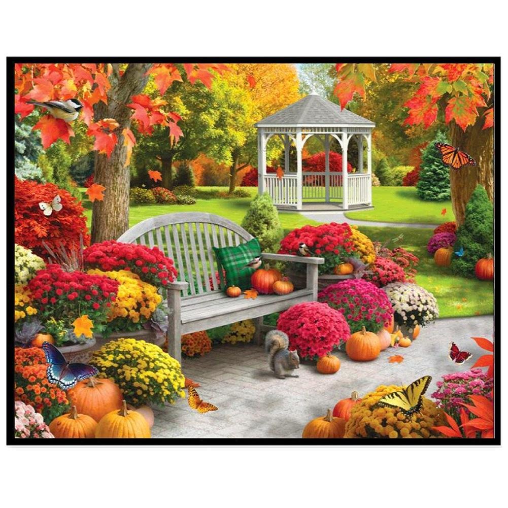 Diamond Painting - Full Round - Garden