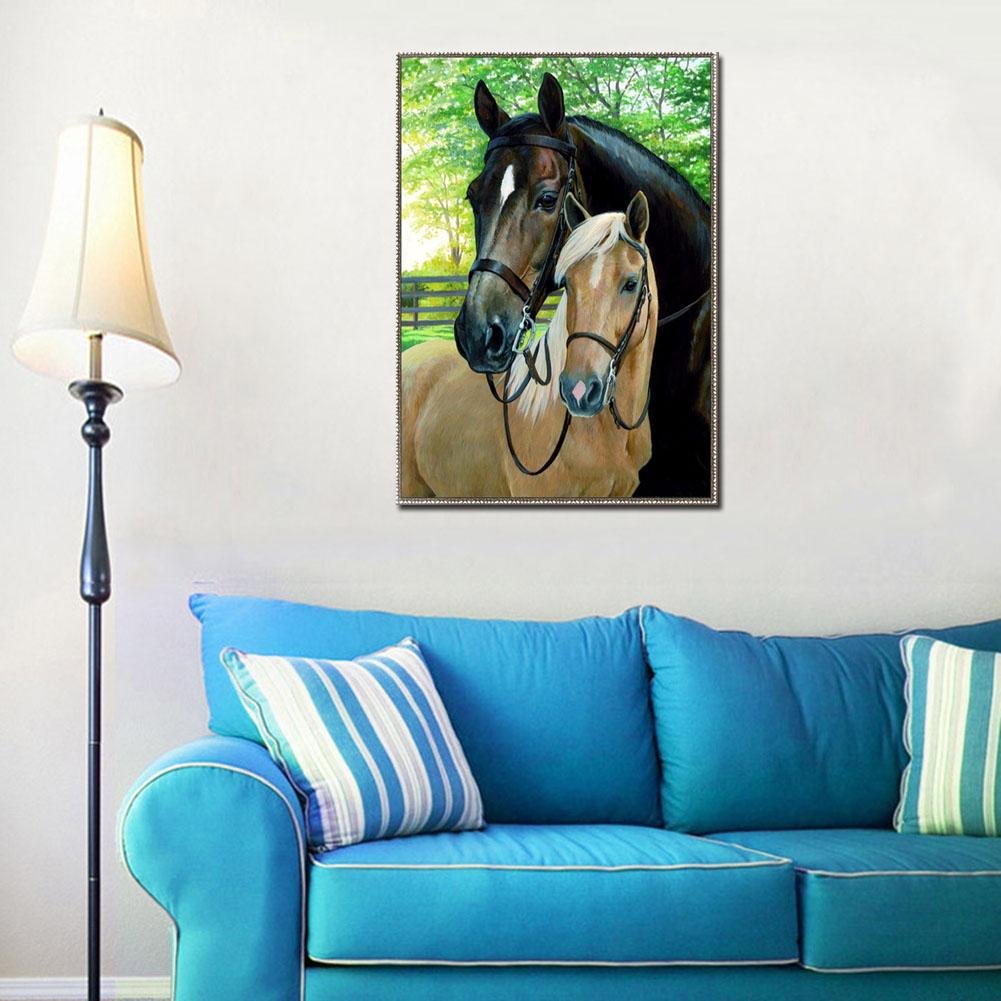 Diamond Painting - Full Round - Close Horse