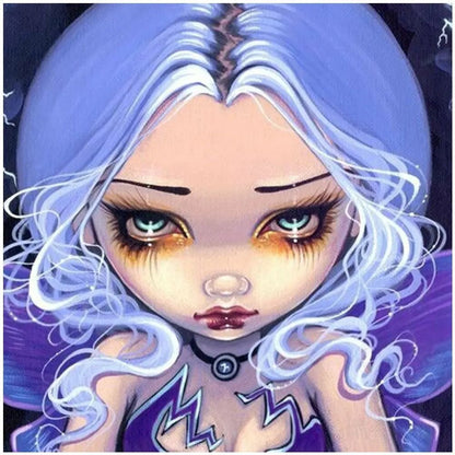 Big Eye Elf 5D Full Round/Square Diamond Painting Kits