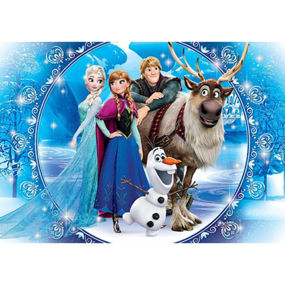DIY 5D Frozen Diamond Painting Kit Full Round / Square Drills