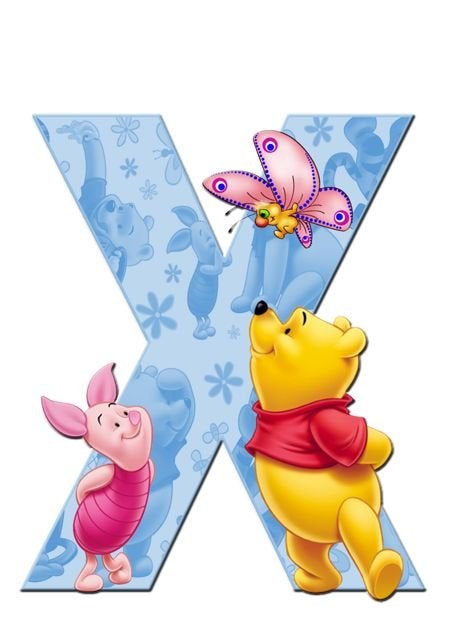 Square Beads Diamond Paintings Art Letter X Winnie The Pooh