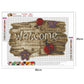 Diamond Painting - Full Round - Welcome Sign
