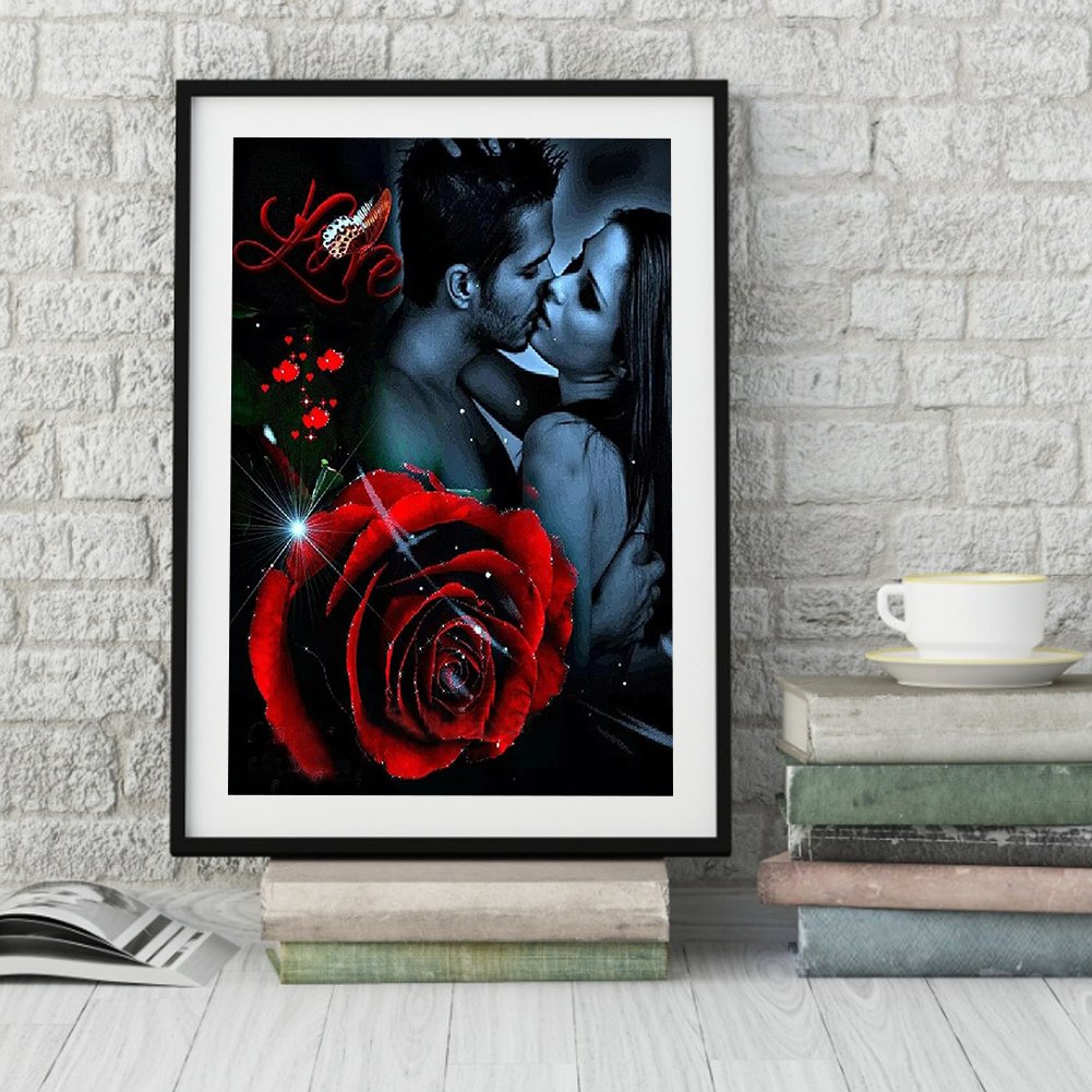 11ct Stamped Cross Stitch - Rose Lover (40*50cm)
