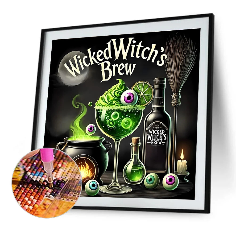 Diamond Painting - Full Round / Square - Wicked Witch's Brew