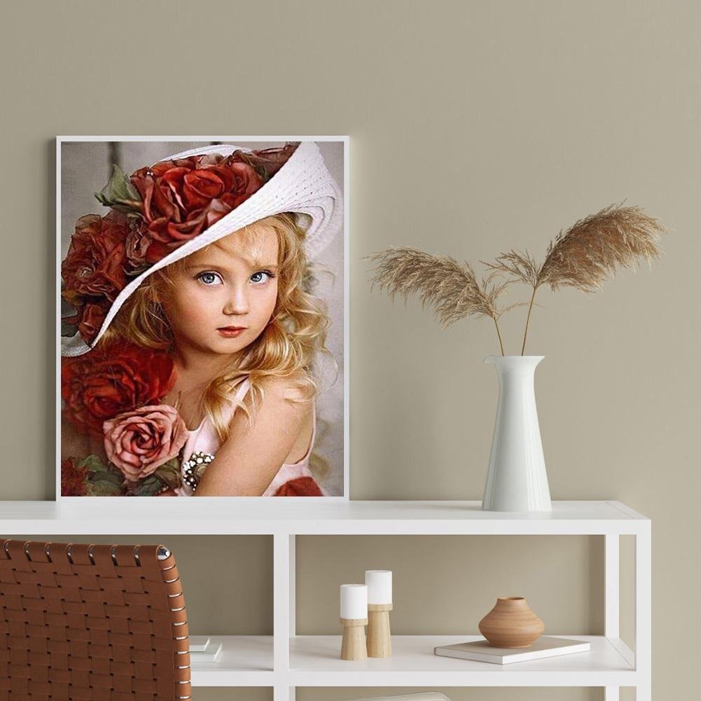Diamond Painting - Full Round - Beautiful Girl B