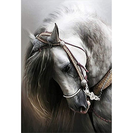 Horse 11CT Stamped Cross Stitch Home Diy Decoration (36*46CM)