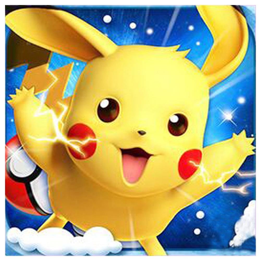 5D Diy Diamond Painting Kit Full Round Beads Cute Pikachu