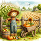 Diamond Painting - Full Round / Square - Autumn Scarecrow