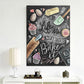 Diamond Painting - Partial Round - Ice Cream Blackboard