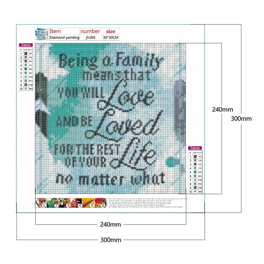 Diamond Painting - Full Round - Love C
