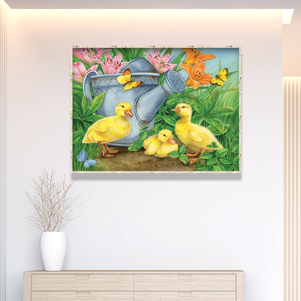 Diamond Painting - Full Round - Ducks