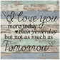 Diamond Painting - Full Round - I Love You A
