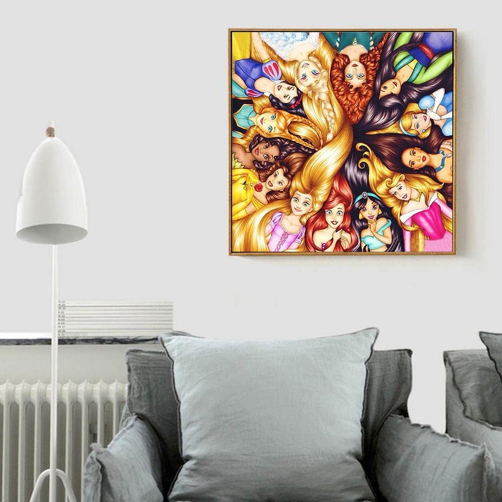 5D DIY Diamond Painting Kit - Full Round - Fairy Tale Dolls