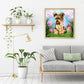 Diamond Painting - Full Round - Flower Dog