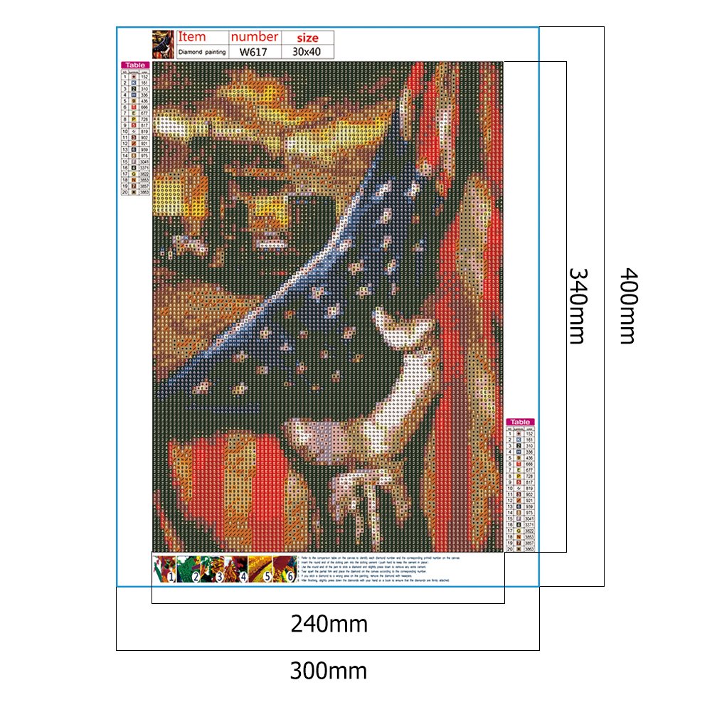 Diamond Painting - Full Round - Hand Flag