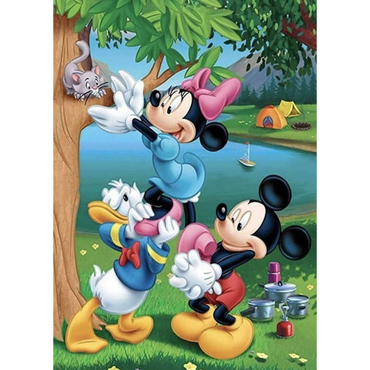 5D Diy Diamond Painting Kit Full Round Beads Mouse Disney