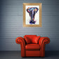 5D DIY Diamond Painting Kit - Partial Round - Elephant