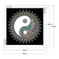  DIY 5D Crystal Rhinestone Diamond Painting Kit Tai Chi Mandala (40*40cm)