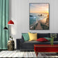 Paint By Number - Oil Painting - Seaside Steps View (40*50cm)