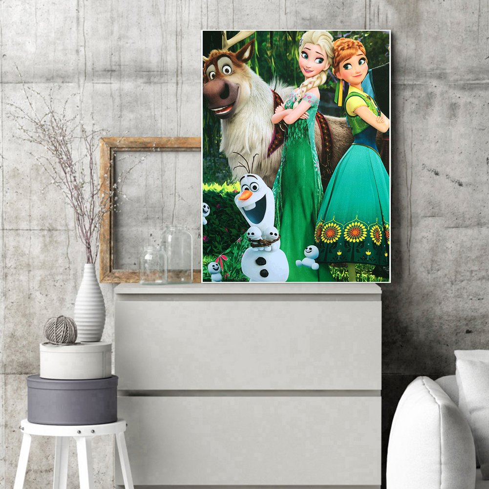 Diamond Painting - Full Round - Frozen B Princess