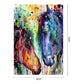 Color Horses Hand Painted Canvas Picture Craft Kit Gift Home Living Room Decoration