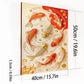 DIY Pearl Painting With Frame - Handmade Self-Adhesive Pearls - Koi Fish (40*50cm)