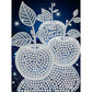 DIY Pearl Painting With Frame - Handmade Self-Adhesive Pearls - Apple (30*40cm)