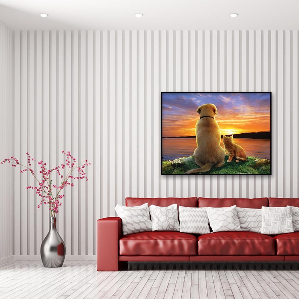 Diamond Painting - Full Round - Dog 28