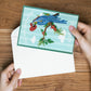 DIY Diamond Painting Greeting Card - Bird B