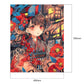 Kimono Girl Oil Paint By Numbers DIY Canvas Picture Living Room Decoration