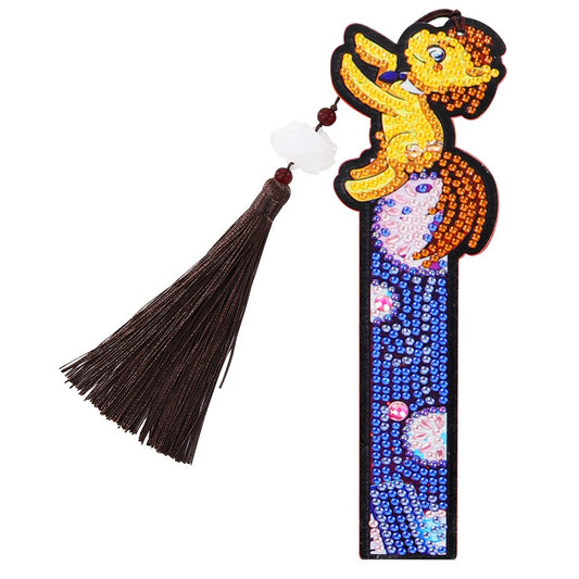 5D DIY Special Shaped Animal Leather Diamond Painting Bookmark
