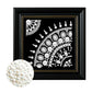 DIY Pearl Painting With Frame - Handmade Self-Adhesive Pearls - Mandala (27*27cm) B