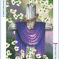 Diamond Painting - Full Round - Purple Cross
