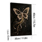 DIY Pearl Painting With Frame - Handmade Self-Adhesive Pearls - Butterfly (30*40cm) D