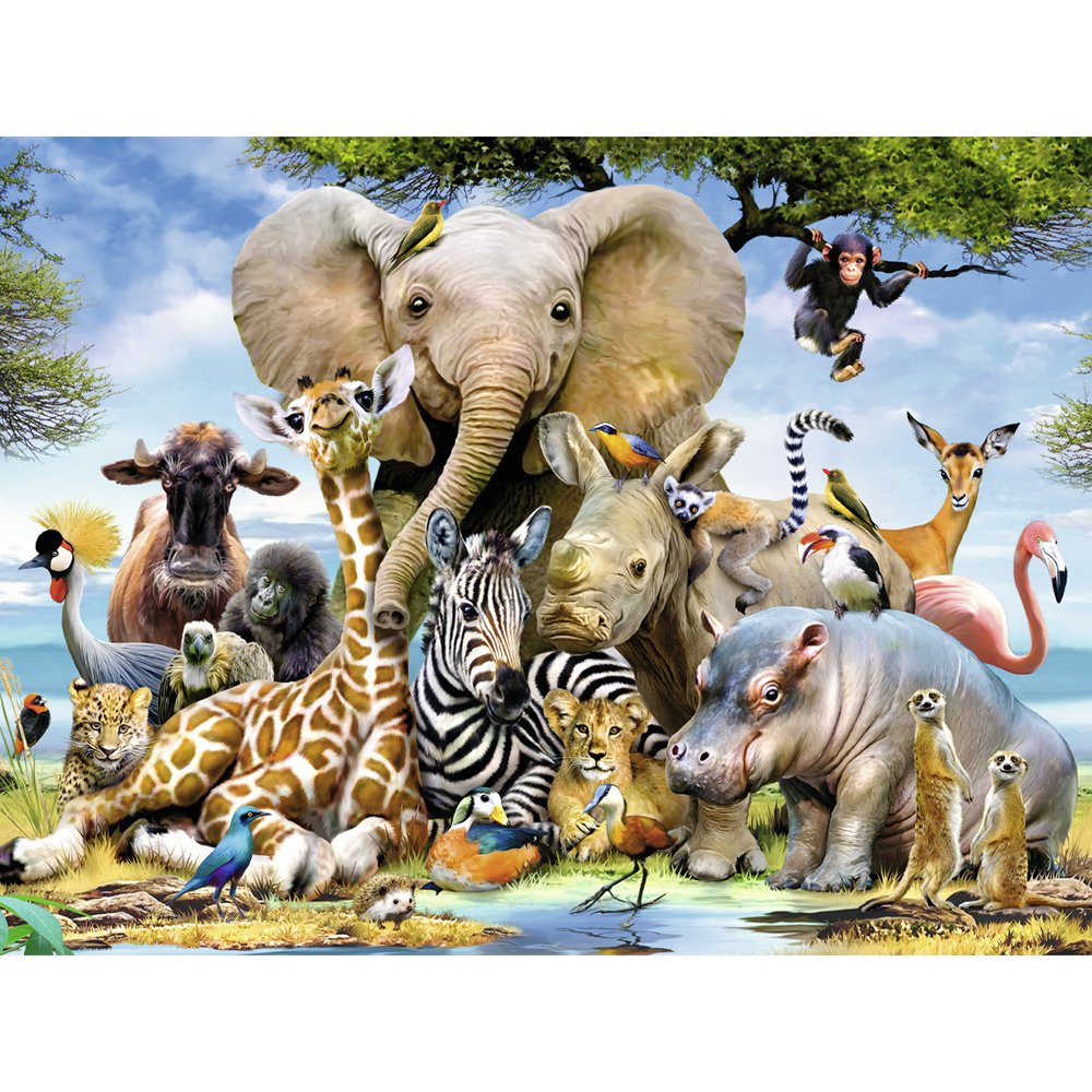 Diamond Paintings Art Full Drill Animal Party