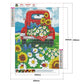 Diamond Painting - Full Round - Flower Car