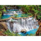 5D Diy Diamond Painting Kit Full Round Beads Waterfall