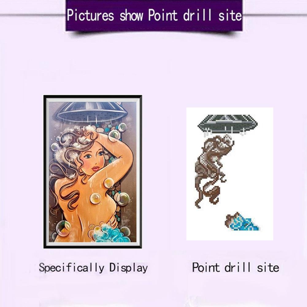 Diamond Painting - Partial Round - Shower Beauty