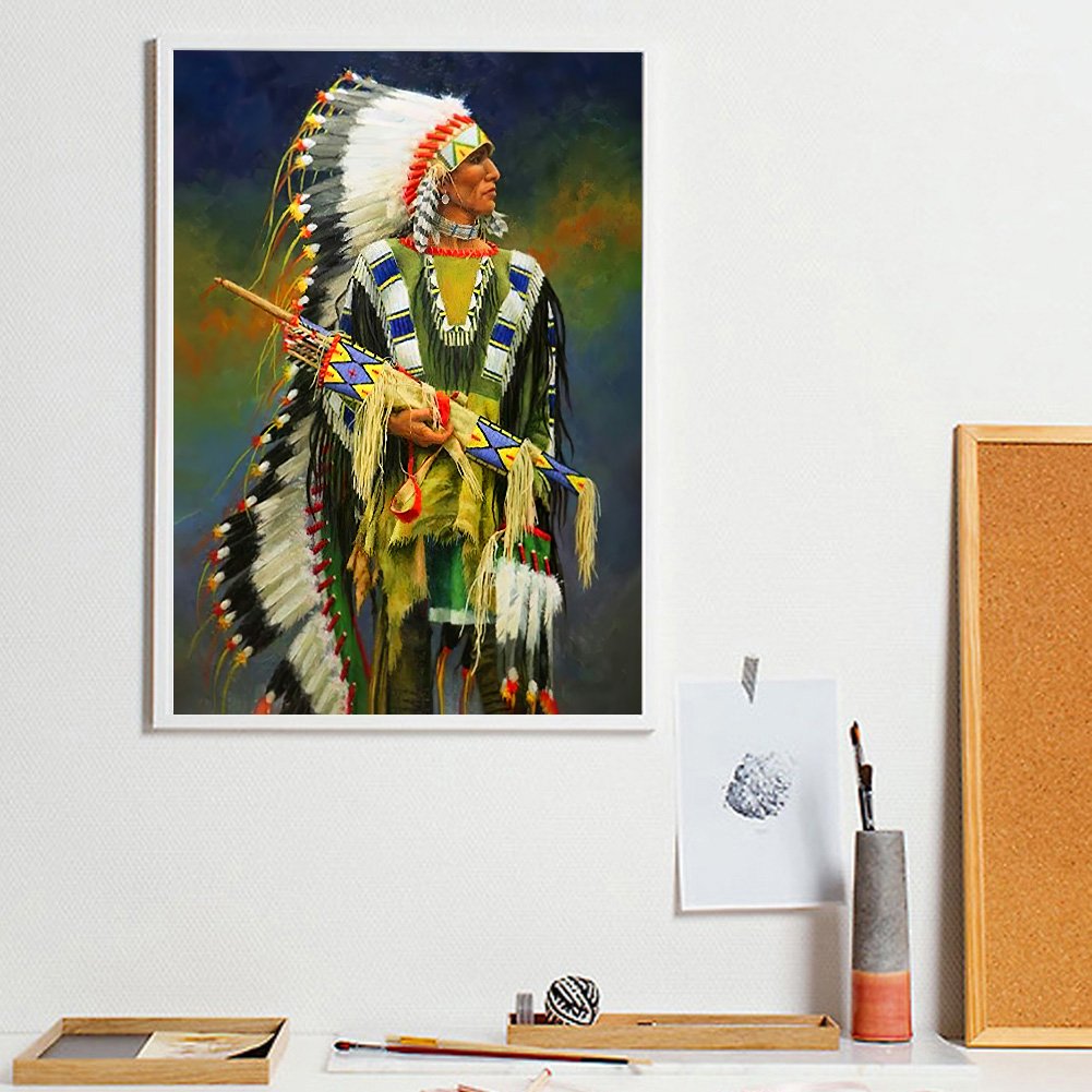 Diamond Painting - Full Round - Indians
