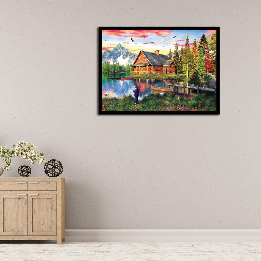 Diamond Painting - Full Round - Countryside View