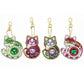  4pcs  Cat  DIY Diamond Painting Keychains kIT
