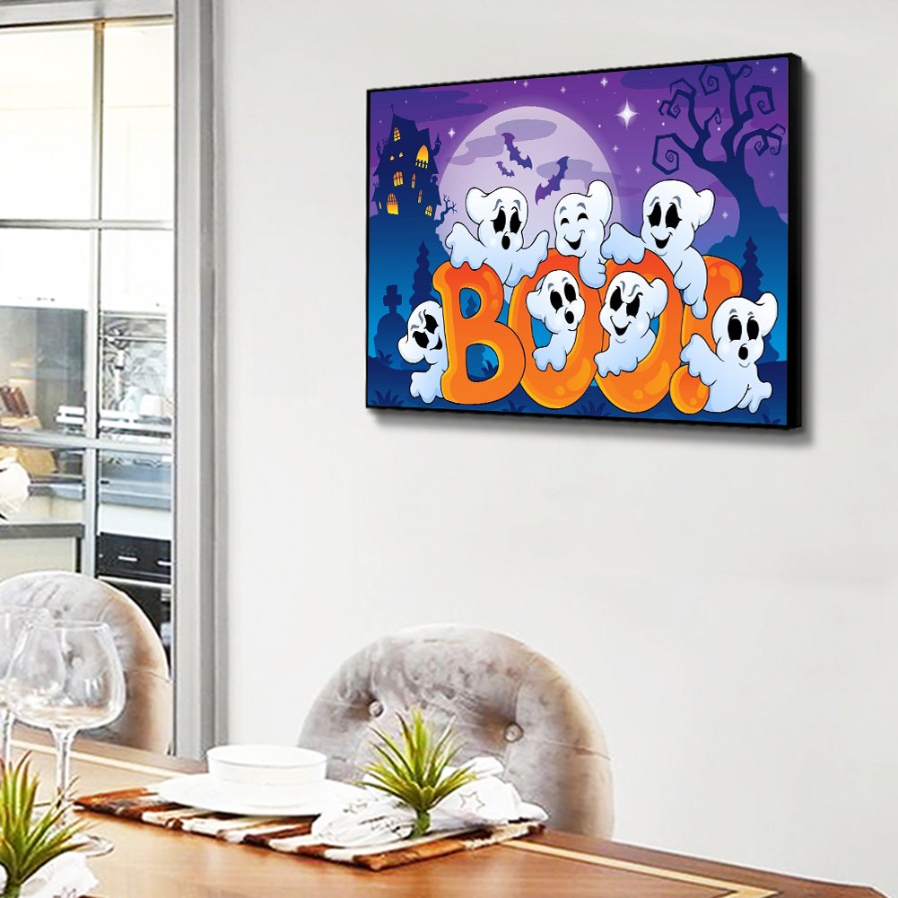 5D DIY Diamond Painting Kit - Full Round - Booo Elf