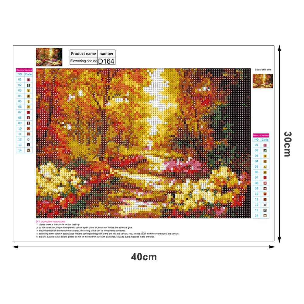 Diamond Painting - Full Round - Forest Path Scenery