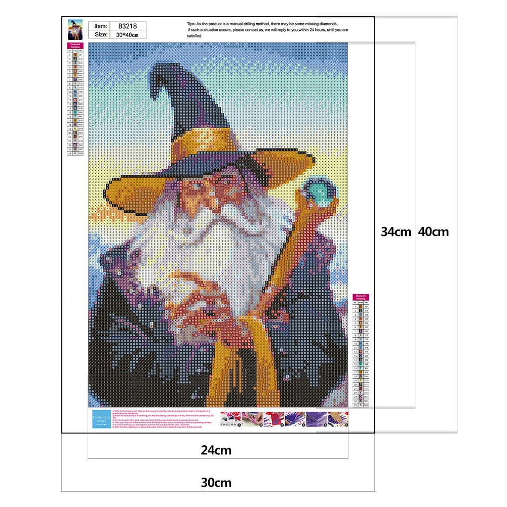 Diamond Painting - Full Round - Wizard