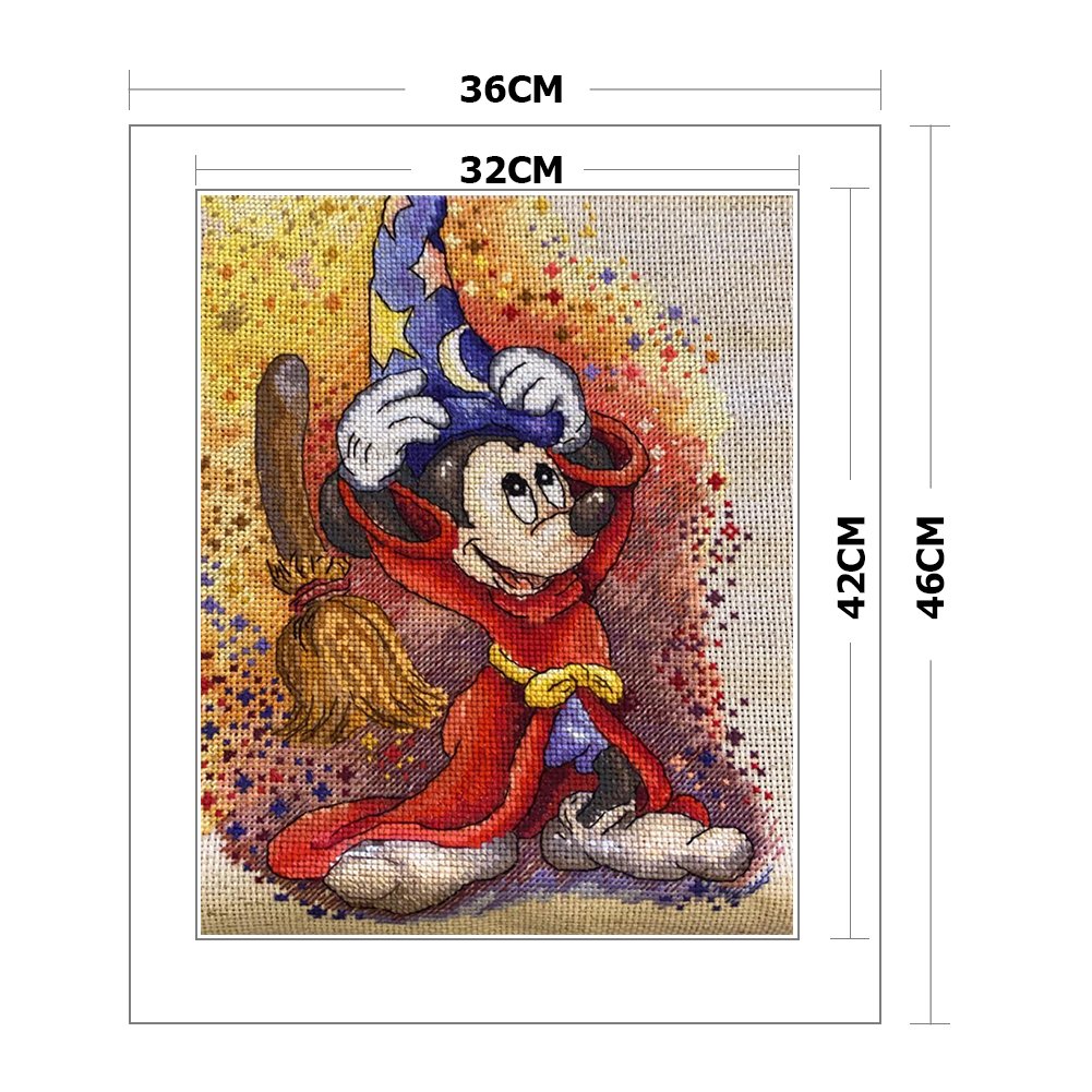 11CT Stamped Cross Stitch Cartoon Animal (36*46cm)