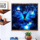 Diamond Painting - Full Round - Blue Butterfly